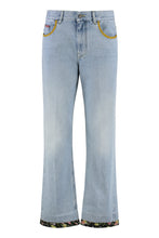Load image into Gallery viewer, 5-pocket straight-leg jeans
