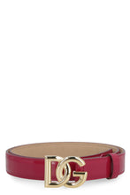 Load image into Gallery viewer, Dg buckle patent leather belt
