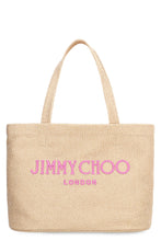 Load image into Gallery viewer, East-West raffia tote bag
