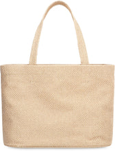 Load image into Gallery viewer, East-West raffia tote bag
