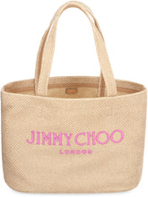 Load image into Gallery viewer, East-West raffia tote bag
