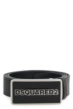 Load image into Gallery viewer, Logo buckle leather belt
