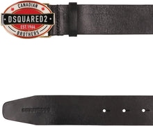 Load image into Gallery viewer, Logo buckle leather belt
