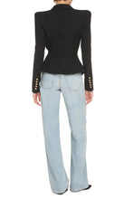 Load image into Gallery viewer, Double-breasted virgin wool jacket
