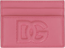 Load image into Gallery viewer, Logo detail leather card holder
