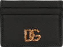 Load image into Gallery viewer, Card holder in leather with logo
