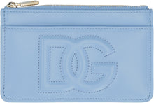 Load image into Gallery viewer, Logo detail leather card holder
