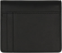 Load image into Gallery viewer, Calfskin leather wallet with logo
