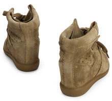 Load image into Gallery viewer, Sneakers with wedge Bobby in leather

