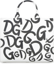 Load image into Gallery viewer, Printed leather tote
