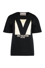 Load image into Gallery viewer, Cotton crew-neck T-shirt
