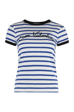 Load image into Gallery viewer, Striped cotton t-shirt
