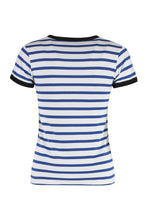 Load image into Gallery viewer, Striped cotton t-shirt
