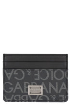 Load image into Gallery viewer, Logo detail leather card holder

