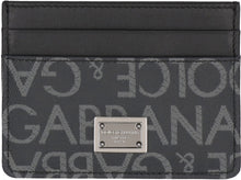 Load image into Gallery viewer, Logo detail leather card holder
