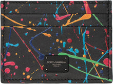 Load image into Gallery viewer, Printed leather card holder
