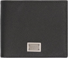 Load image into Gallery viewer, Leather flap-over wallet
