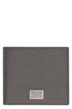 Load image into Gallery viewer, Leather flap-over wallet
