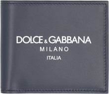Load image into Gallery viewer, Leather flap-over wallet
