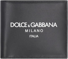 Load image into Gallery viewer, Leather flap-over wallet
