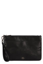 Load image into Gallery viewer, Leather toiletry bag storm
