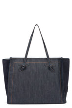 Load image into Gallery viewer, Marcella denim shopping bag
