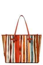 Load image into Gallery viewer, Marcella canvas and leather shopping bag
