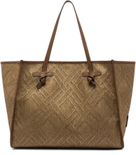 Load image into Gallery viewer, Marcella canvas and leather shopping bag
