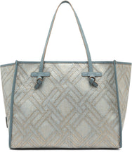 Load image into Gallery viewer, Marcella canvas and leather shopping bag
