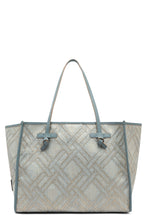 Load image into Gallery viewer, Marcella canvas and leather shopping bag
