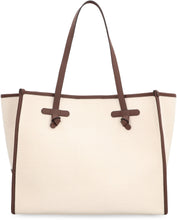Load image into Gallery viewer, Marcella Herringbone fabric tote
