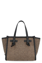 Load image into Gallery viewer, Miss Marcella Herringbone fabric handbag

