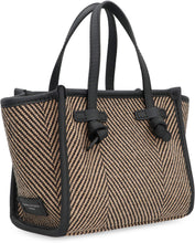 Load image into Gallery viewer, Miss Marcella Herringbone fabric handbag
