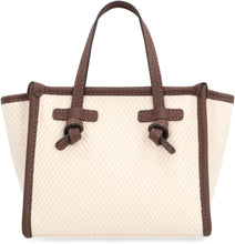 Load image into Gallery viewer, Miss Marcella Herringbone fabric handbag

