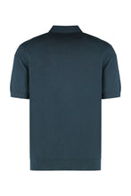 Load image into Gallery viewer, Knitted cotton polo shirt

