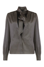 Load image into Gallery viewer, Polka-dot silk blouse
