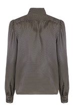 Load image into Gallery viewer, Polka-dot silk blouse
