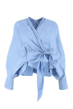 Load image into Gallery viewer, Asymmetric cotton shirt
