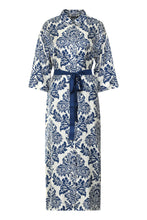 Load image into Gallery viewer, Camelia printed silk shirtdress
