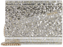Load image into Gallery viewer, Candy glitter box clutch
