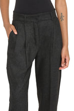 Load image into Gallery viewer, Caprera stretch wool carrot-fit trousers
