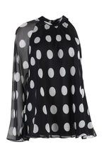 Load image into Gallery viewer, Carella polka-dot silk blouse
