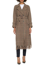 Load image into Gallery viewer, Cartone belted double-breasted coat
