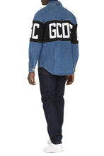 Load image into Gallery viewer, Logo detail denim shirt
