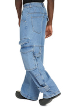 Load image into Gallery viewer, Wide-cut jeans
