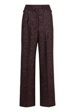 Load image into Gallery viewer, Knitted lurex wide-leg trousers
