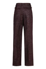 Load image into Gallery viewer, Knitted lurex wide-leg trousers
