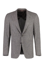 Load image into Gallery viewer, Houndstooth wool blazer
