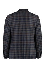 Load image into Gallery viewer, Wool-cashmere blend two-button blazer

