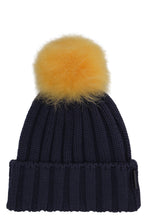 Load image into Gallery viewer, Wool beanie with pom-pom

